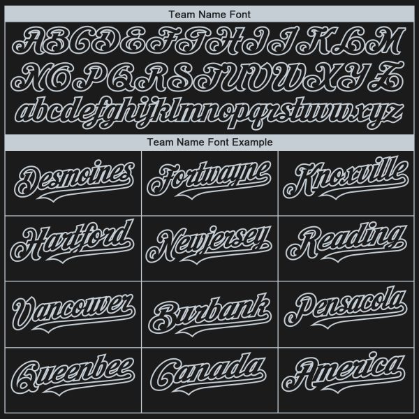 Custom Black Silver 3D Las Vegas City Edition Fade Fashion Authentic Baseball Jersey - Image 4