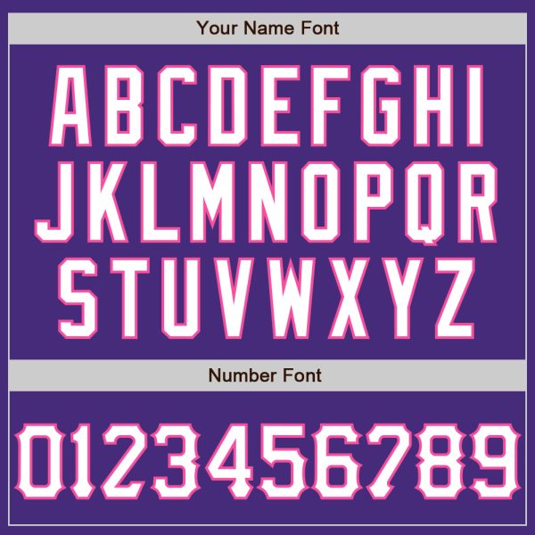 Custom Graffiti Pattern Purple Light Blue-Pink 3D Scratch Authentic Baseball Jersey - Image 5