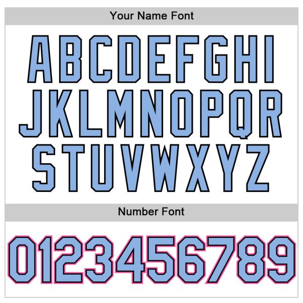 Custom White Light Blue Black-Pink 3D Pattern Design Gradient Style Twinkle Star Authentic Baseball Jersey - Image 5