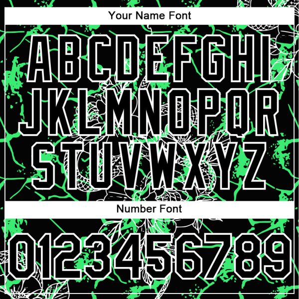 Custom Black Neon Green-White 3D Pattern Design Animal Snake Authentic Baseball Jersey - Image 5