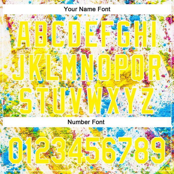 Custom Light Yellow White 3D Pattern Design Abstract Splatter Art Authentic Baseball Jersey - Image 5