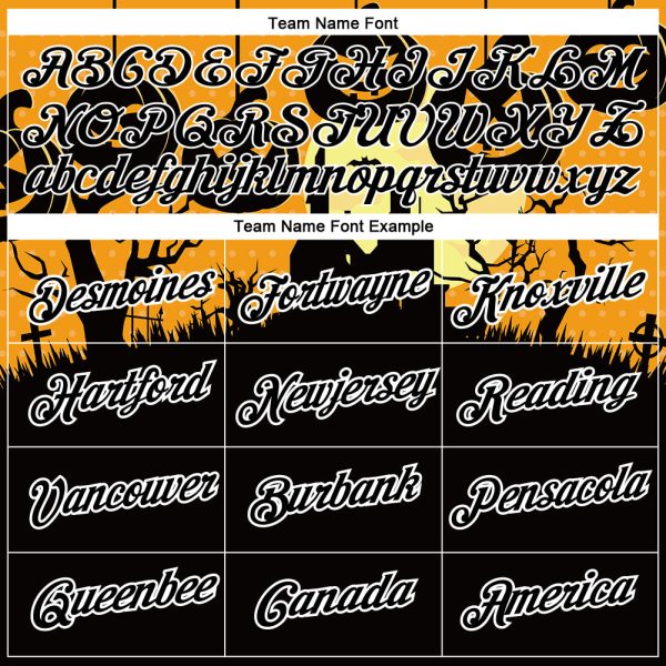 Custom Black White 3D Halloween Performance T-Shirt - Image 3
