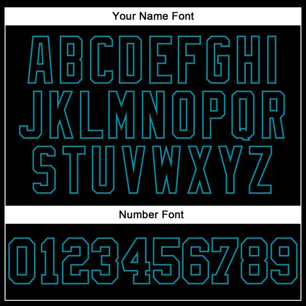 Custom Stitched Black Teal 3D Pattern Design Gradient Square Shape Sports Pullover Sweatshirt Hoodie - Image 4