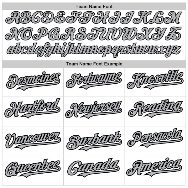 Custom White Gray-Black 3 Colors Arm Shapes Authentic Baseball Jersey - Image 5
