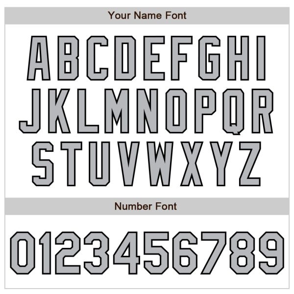 Custom White Gray-Black 3 Colors Arm Shapes Authentic Baseball Jersey - Image 6