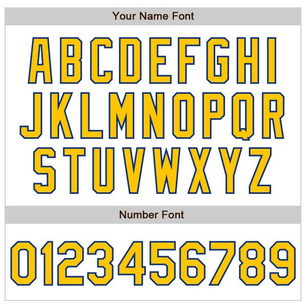 Custom White Pinstripe Yellow-Royal Authentic Fade Fashion Baseball Jersey - Image 6