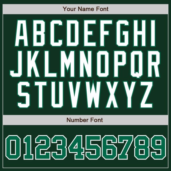 Custom Green White Pinstripe Kelly Green-White Authentic Baseball Jersey - Image 4