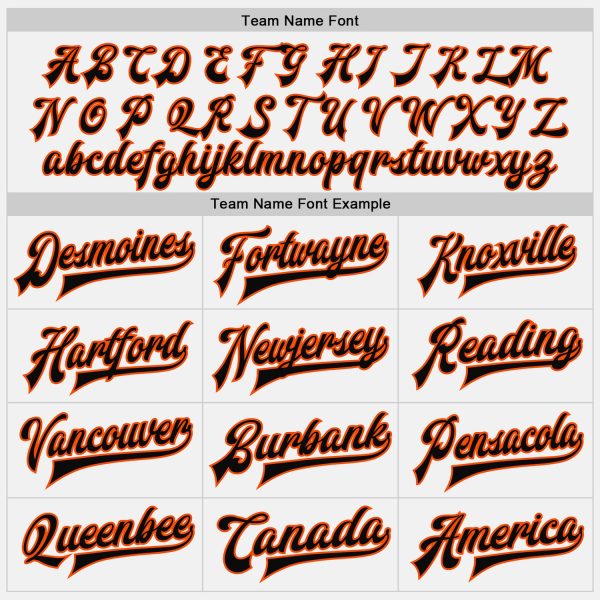Custom White Black Pinstripe Black-Orange Bomber Full-Snap Varsity Letterman Jacket - Image 4