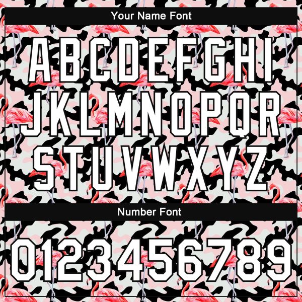 Custom Camo White-Black Flamingo 3D Pattern Design Bomber Full-Snap Varsity Letterman Salute To Service Jacket - Image 5