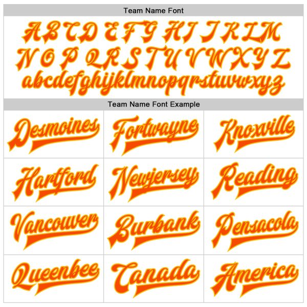 Custom White Orange-Gold Check Board 3D Pattern Design Bomber Full-Snap Varsity Letterman Jacket - Image 6