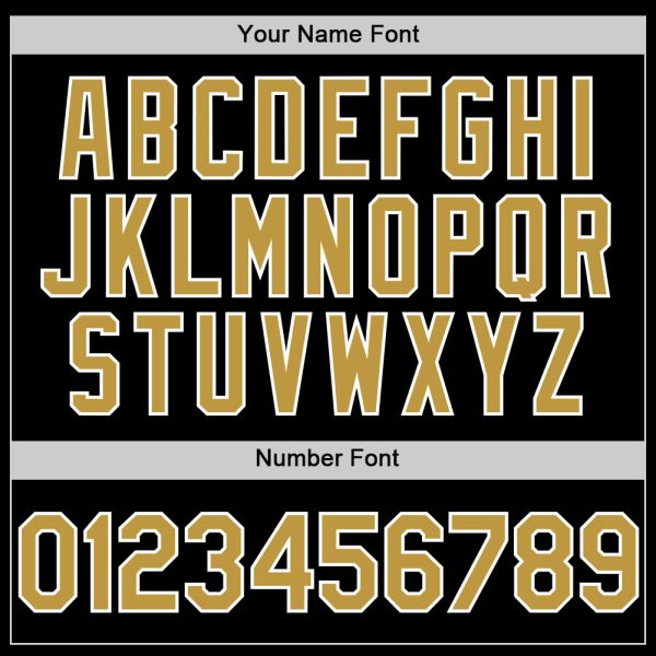 Custom Black Old Gold-White Bomber Full-Snap Varsity Letterman Two Tone Hoodie Jacket - Image 5