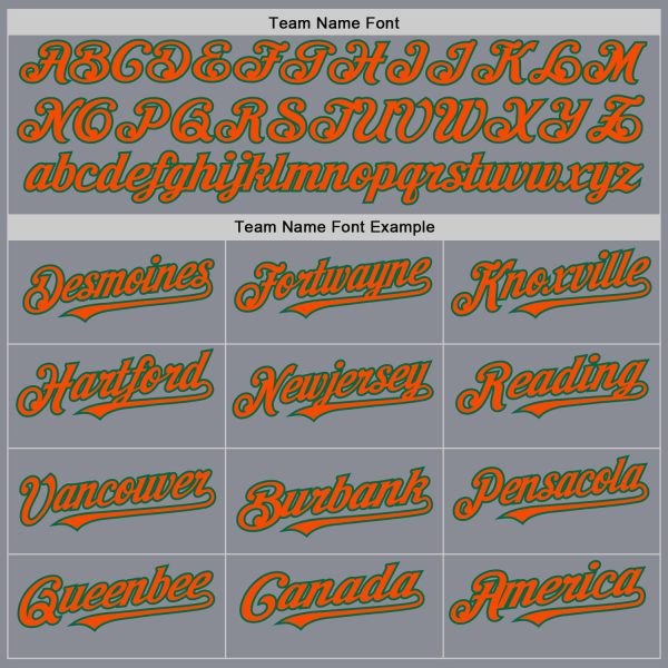 Custom Gray Orange-Kelly Green Bomber Full-Snap Varsity Letterman Two Tone Hoodie Jacket - Image 4