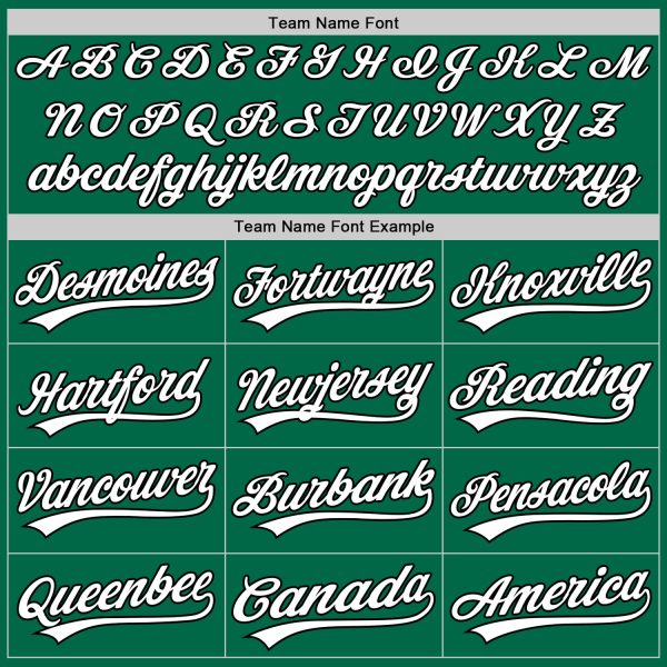 Custom Kelly Green White-Black Authentic Throwback Baseball Jersey - Image 4