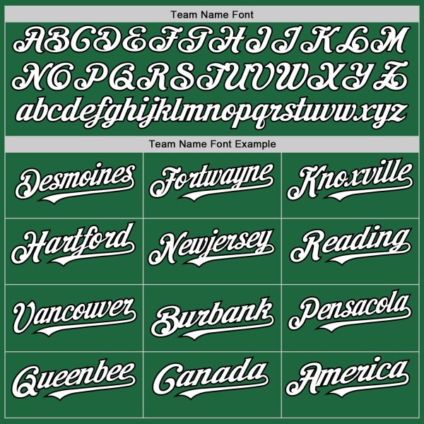 Custom Kelly Green White-Black Mesh Authentic Throwback Baseball Jersey - Image 4