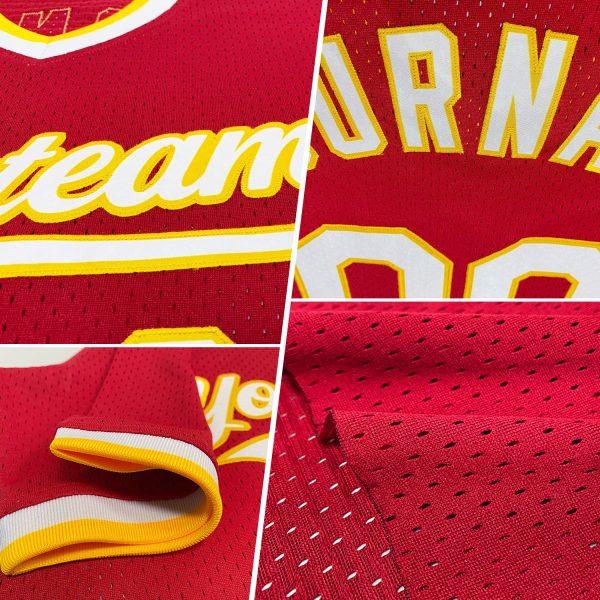 Custom Maroon White-Royal Authentic Throwback Baseball Jersey - Image 2