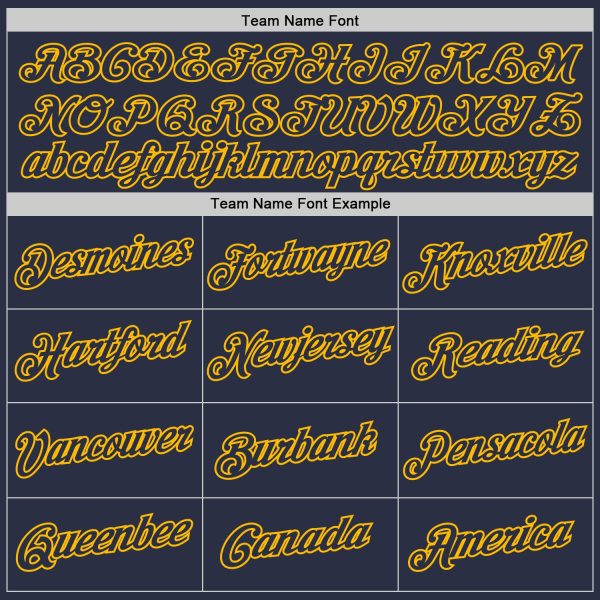 Custom Navy Navy-Gold Performance T-Shirt - Image 3