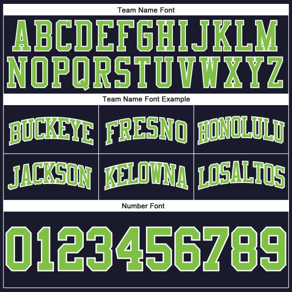 Custom Navy Neon Green-White Authentic Throwback Basketball Shorts - Image 3