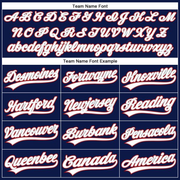 Custom Navy Red Pinstripe White-Gray Authentic Baseball Jersey - Image 4