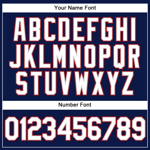 Custom Navy Red Pinstripe White-Gray Authentic Baseball Jersey - Image 5
