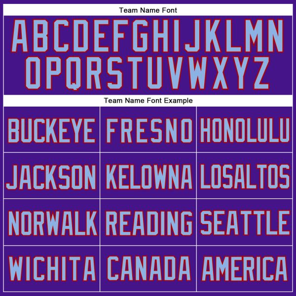 Custom Purple Light Blue-Red Mesh Authentic Throwback Baseball Jersey - Image 4