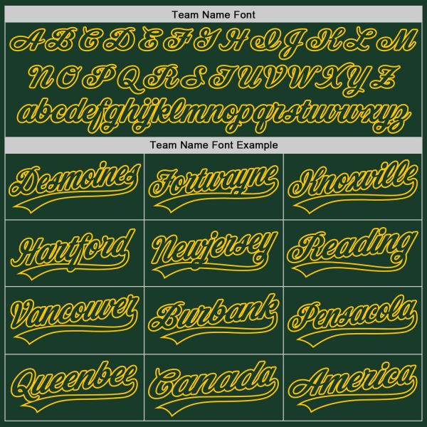 Custom Green Green-Yellow Two-Button Unisex Softball Jersey - Image 4