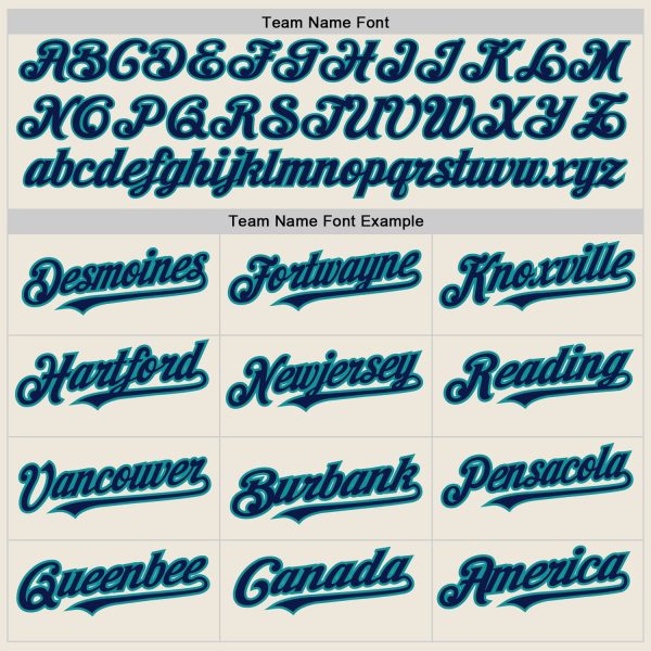 Custom Cream Teal Pinstripe Navy Two-Button Unisex Softball Jersey - Image 4