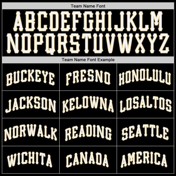 Custom Black Vegas Gold-Gray Authentic Split Fashion Baseball Jersey - Image 4