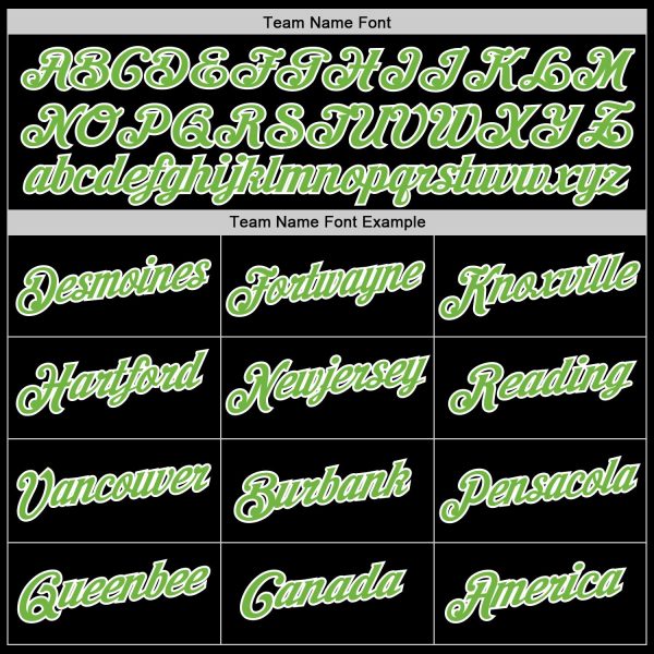 Custom Black Neon Green-White Performance T-Shirt - Image 4