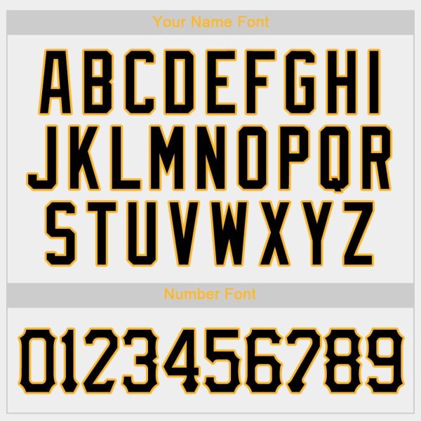 Custom White Black-Gold Baseball Jersey - Image 4