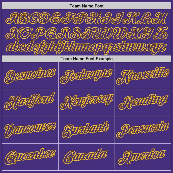 Custom Stitched Purple Purple-Gold Sports Pullover Sweatshirt Hoodie - Image 6