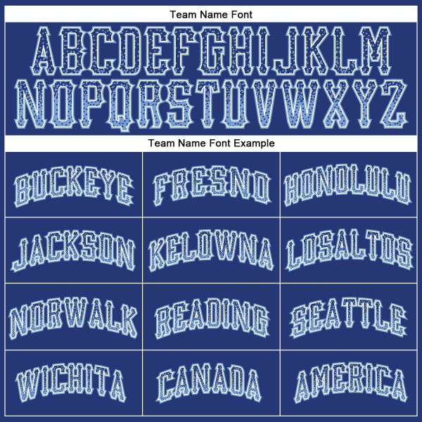 Custom Royal Light Blue-White Authentic Drift Fashion Baseball Jersey - Image 4