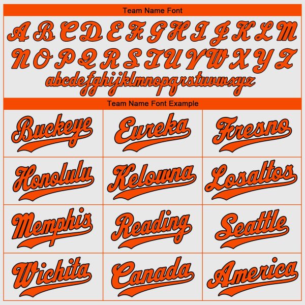 Custom White Orange-Black Authentic Baseball Jersey - Image 5